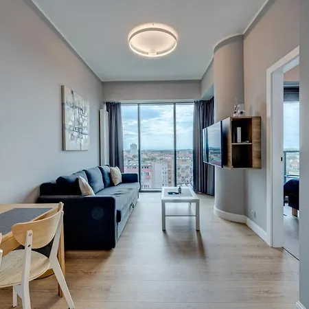 Hanza Tower Swimming Pool & Spa High Floor With Balcony! Szczecin Exterior photo
