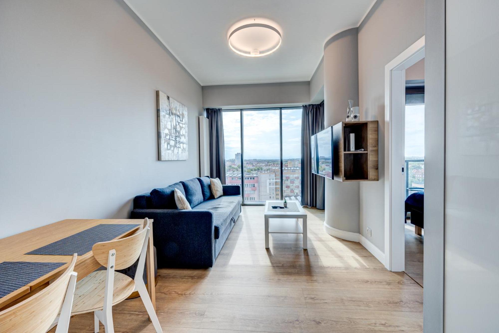 Hanza Tower Swimming Pool & High Floor With Balcony! Apartment Szczecin