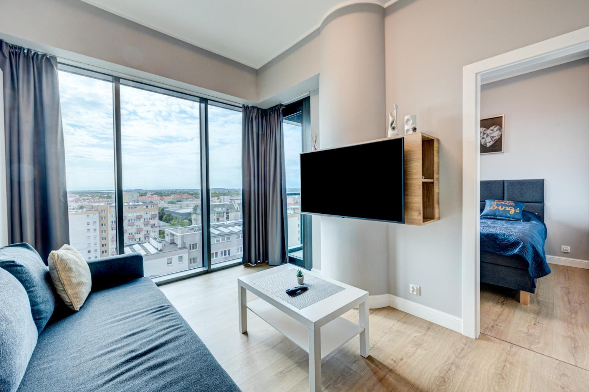 Hanza Tower Swimming Pool & High Floor With Balcony! Szczecin